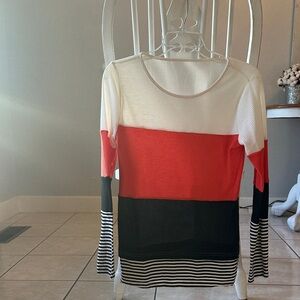 Colorblock Long Sleeve Top